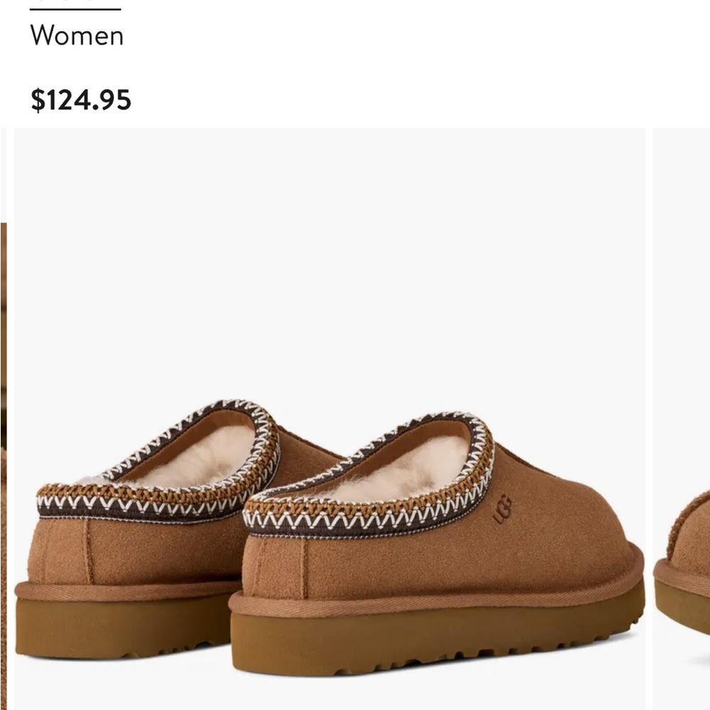 UGG Women's Tan Cozy Slippers